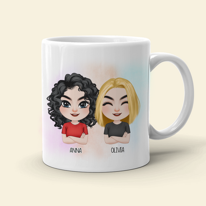 Strangers Think I'm Quiet, Personalized Mug, Gift For Friends