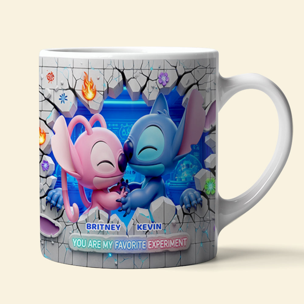 Cartoon Couple Coffee Mug - Personalized Gifts For Couple 04ohdt050625