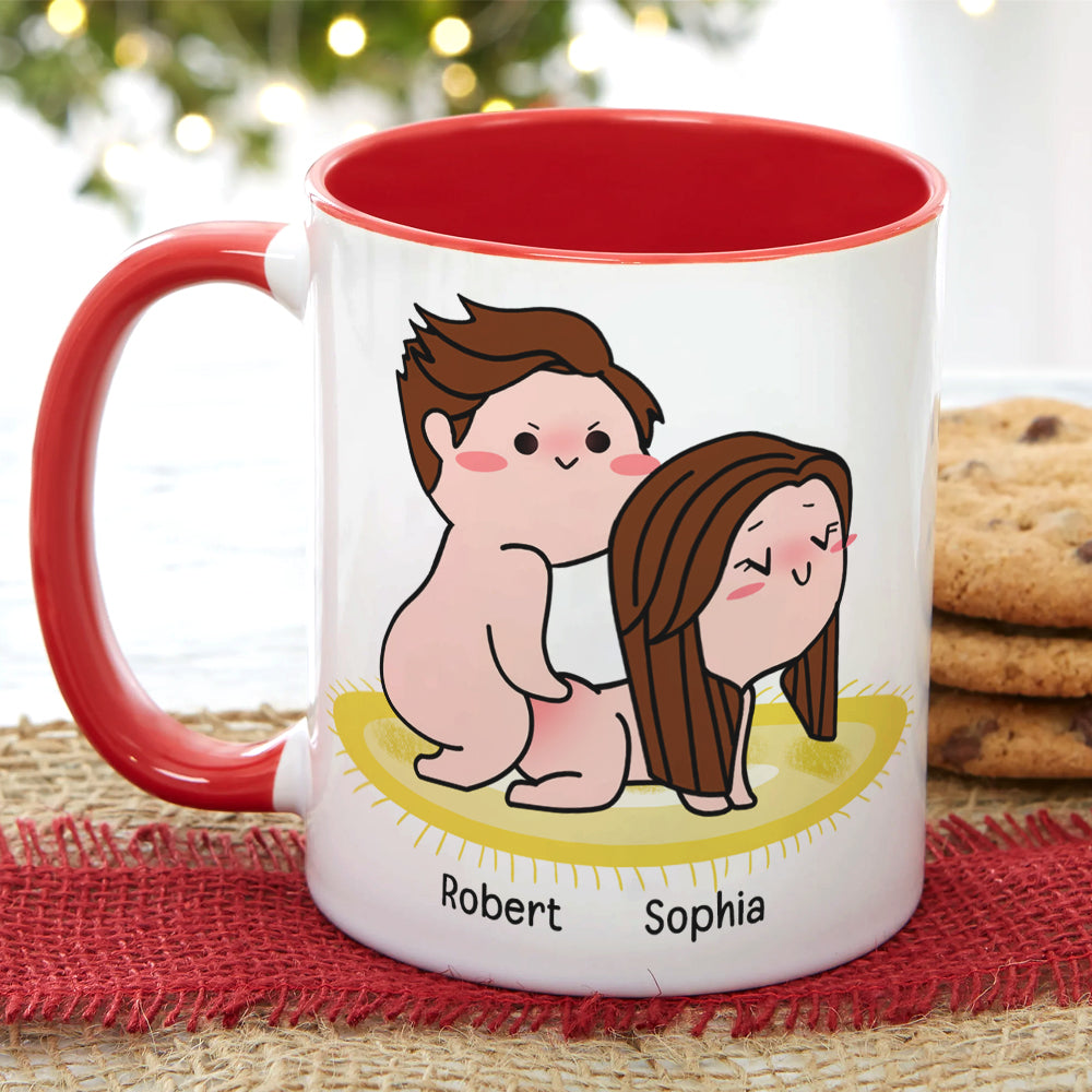 I'm Behind You 100%-Gift For Couple-Personalized Coffee Mug-Funny Couple