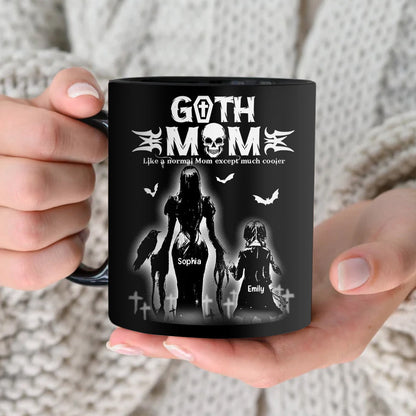 Gothic Mom And Daughter Black Mug Personalized Coffee Mug, Mother's Day Gift BLM-03qhqn150423