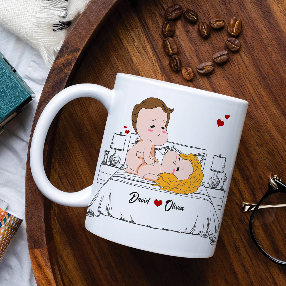 Personalized Naughty Couple Mug, You're The Best Thing That's Ever Happened To My P