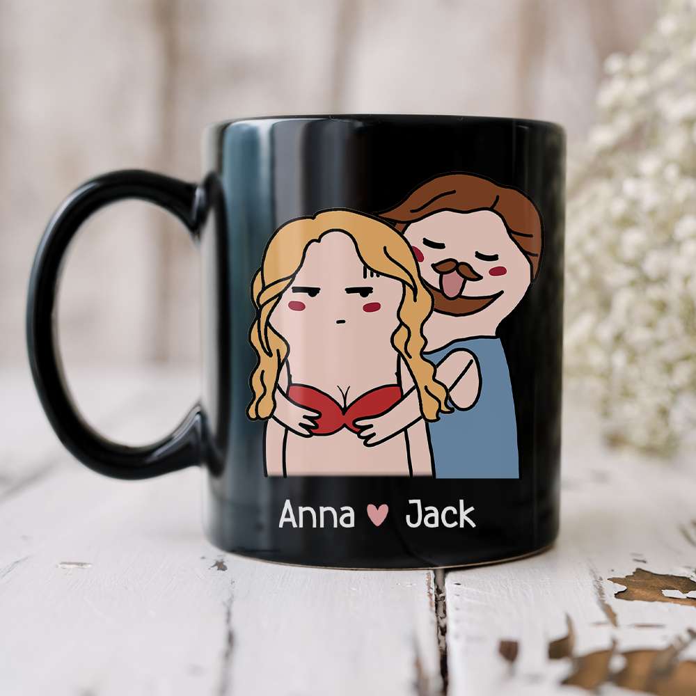 My Boobs Would Be So Lonely Black Mug - 05nttn200323tm