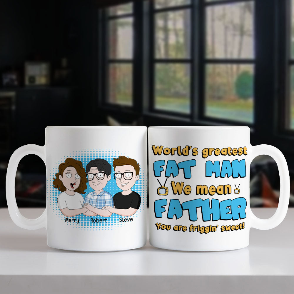 Dad Fat Man 03dnpo100623hh Personalized Coffee Mug