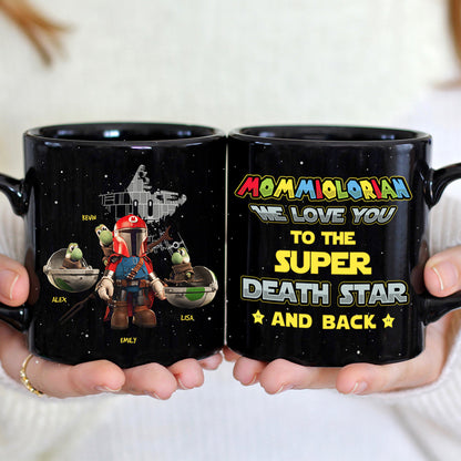 Personalized Gifts For Mom Coffee Mug We Love You To The Super Star And Back 01HTHN200324