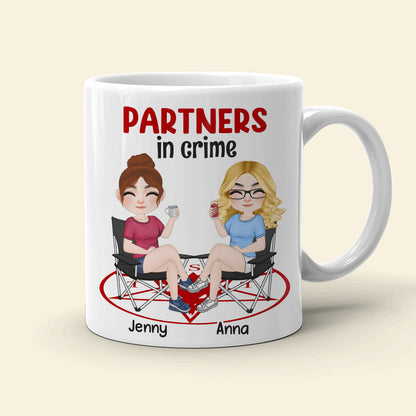 If I Go To Hell At Least I'll Be With My Bestie - Personalized Friends Mug - Gift For Friends