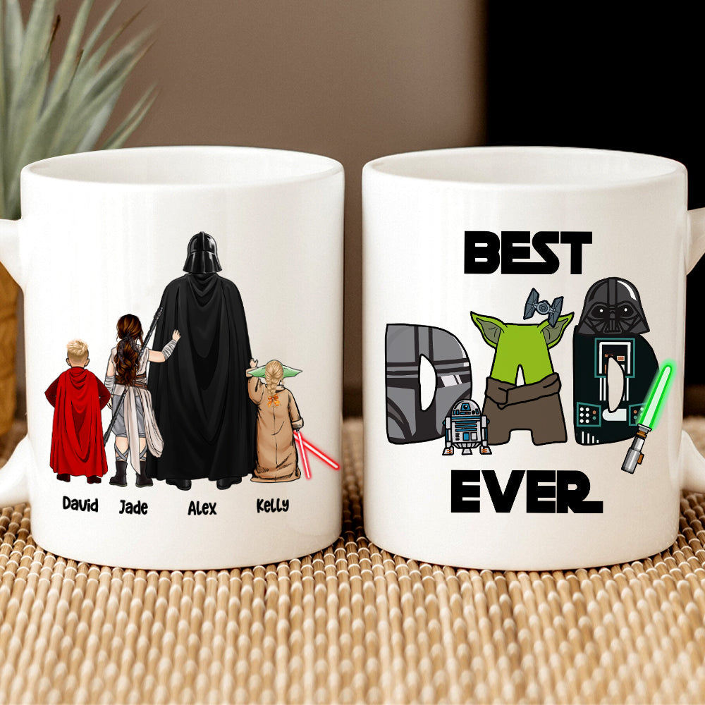 Personalized Gifts For Dad Coffee Mug Best Dad Ever 03HUHN220124HHHG