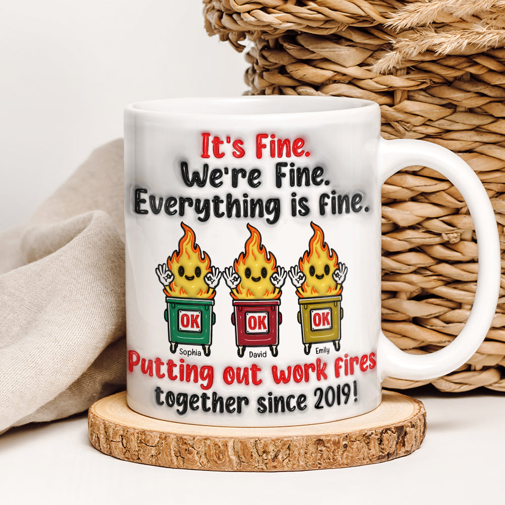 Personalized Gifts For Friends Dumpsters 3D Inflated Coffee Mug 04OHQN121224