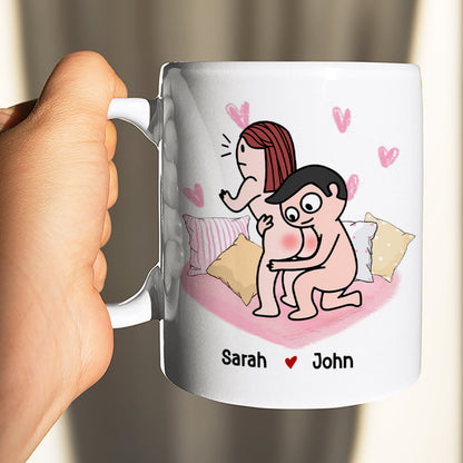 Roses Are Red, True Love is Rare, Personalized Couple Mug, Gift For Couple