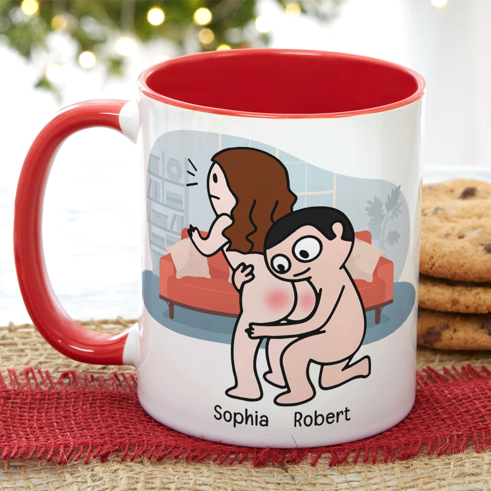 Roses Are Red, Personalized Mug, Gift For Naughty Couple