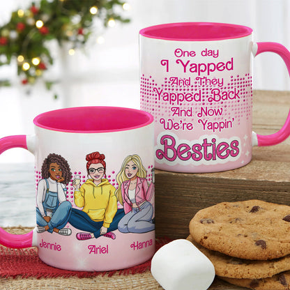 Personalized Gifts For Besties Accent Mug Yappin Besties 04XQLU021224HH