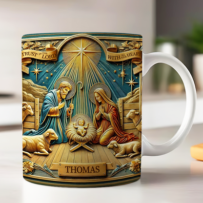 Personalized Gifts For Jesus Lover Coffee Mug, Trust In The Lord 03tgpu311224