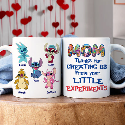 Personalized Gifts For Mom Coffee Mug Thanks For Creating Us 01htpu070324
