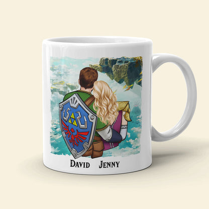 Saving The Last One For The Right One-Personalized Coffee Mug - Gift For Couple- Couple Coffee Mug- 01httn120723hh