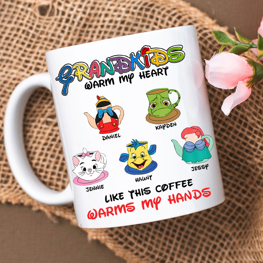 Personalized Gift For Mom Coffee Mug Kids With Warm Heart 02OHLU100125