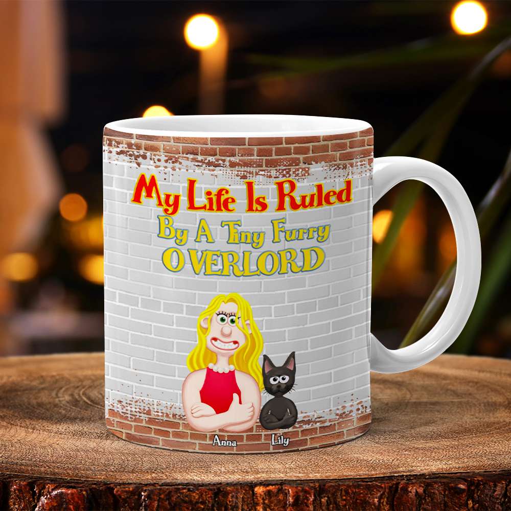 Personalized Gifts For Mom Coffee Mug Cat Mom 05KAMH030325PA