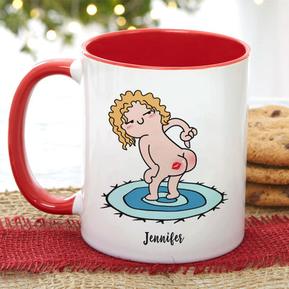 Dear Mom, Gift For Mom, Personalized Mug, Funny Butt Mug, Mother's Day Gift