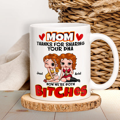 Personalized Gifts For Moms Coffee Mug Thanks For Sharing Your DNA 02TOLU130125HH