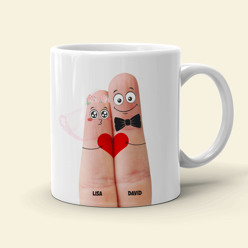 I Promise To Always Finger You Personalized Mug, Couple Gift