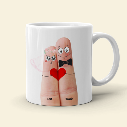 I Promise To Always Finger You Personalized Mug, Couple Gift