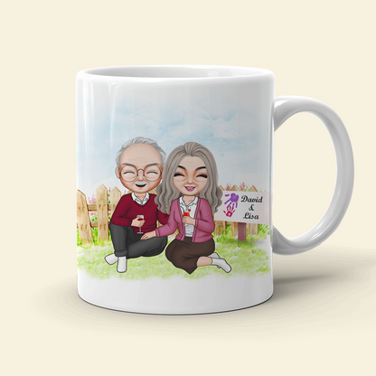 I Love You Through And Through Yesterday, To Day And Tomorrow- Personalized Coffee Mug -Gift For Couple- Couple Coffee Mug- 04dnhi291122hh