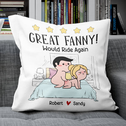 Great Fanny, Would Ride Again, Personalized Mug, Funny Gift For Couple