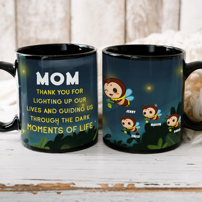 Personalized Gifts For Mom Coffee Mug Mom Thank You For Lighting Up Our Lives