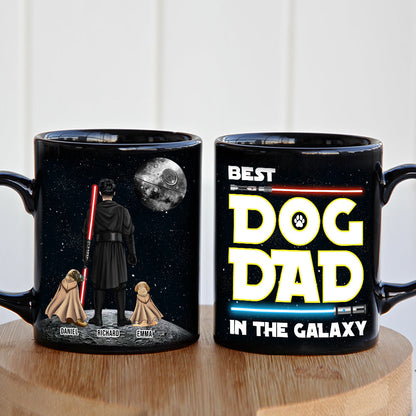Personalized Gifts For Dad Coffee Mug Best Dog Dad In The Galaxy 012QHTH210324DAHHHG