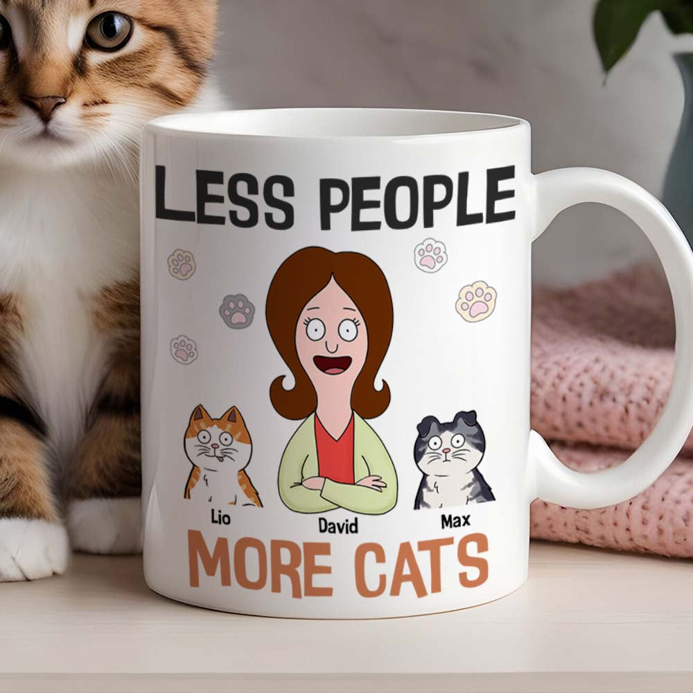 Cat Mom Coffee Mug Personalized Gifts For Pet Lovers 01totn020425hg