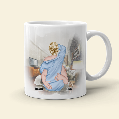 Funny Couple Personalized Mug Love Suck True Love Swallow