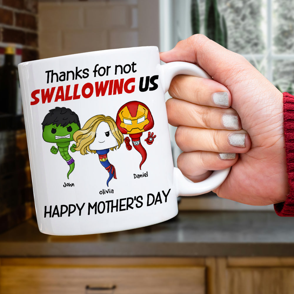 Personalized Gifts For Mom Coffee Mug Not Swallowing Us 02nahn150324