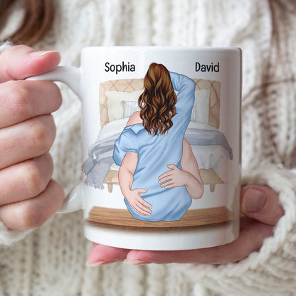As Long As I Have A Face You'll Always Have A Place To Sit, Couple Make Love White Mug
