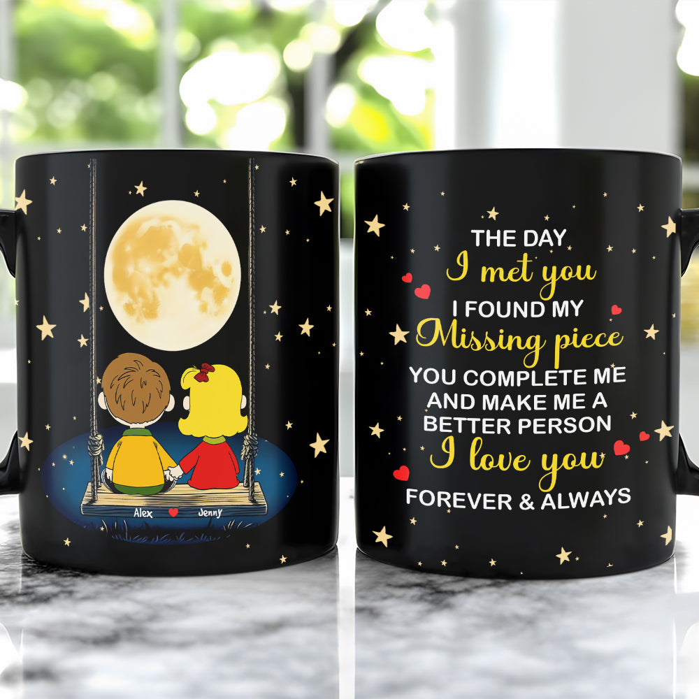 Personalized Gifts For Couple Coffee Mug Couple Backview 03XQMH020125HG