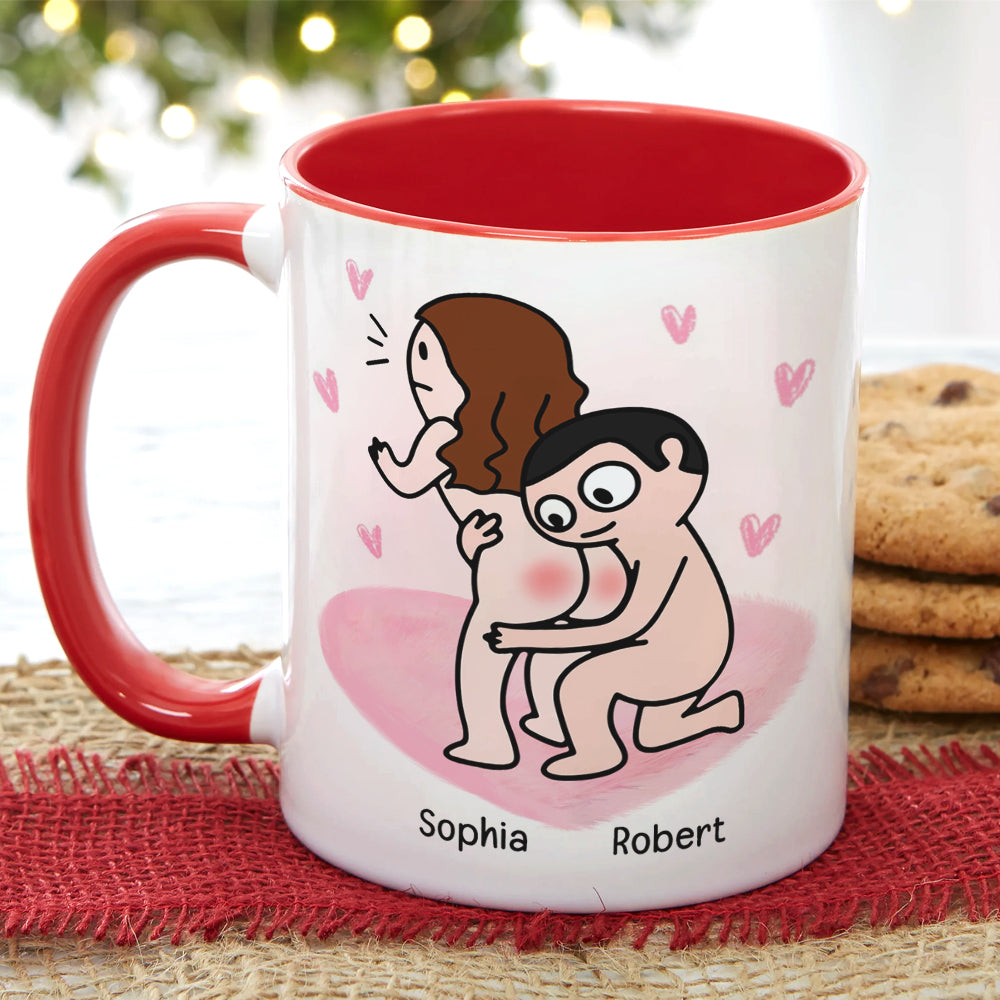 After All These Years I Still Just Want To Touch Your Butt Personalized Mug, Funny Gift For Couple