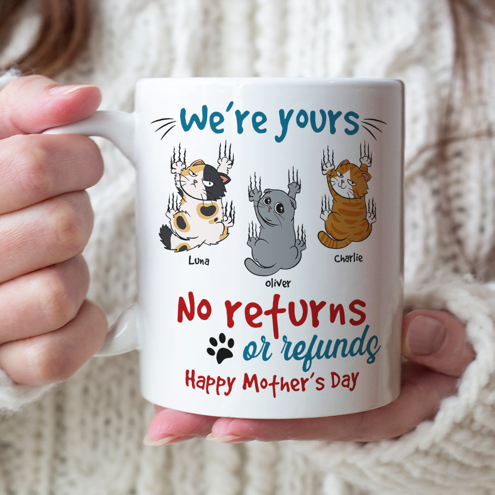 Personalized Gifts For Cat Mom Coffee Mug 02KAQN120424 Mother's Day