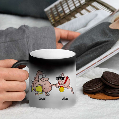 Dad's Legend Sperms Personalized Coffee Mug, Thank You For Creating F Legend, Father's Day Gift, Birthday Gift For Dad