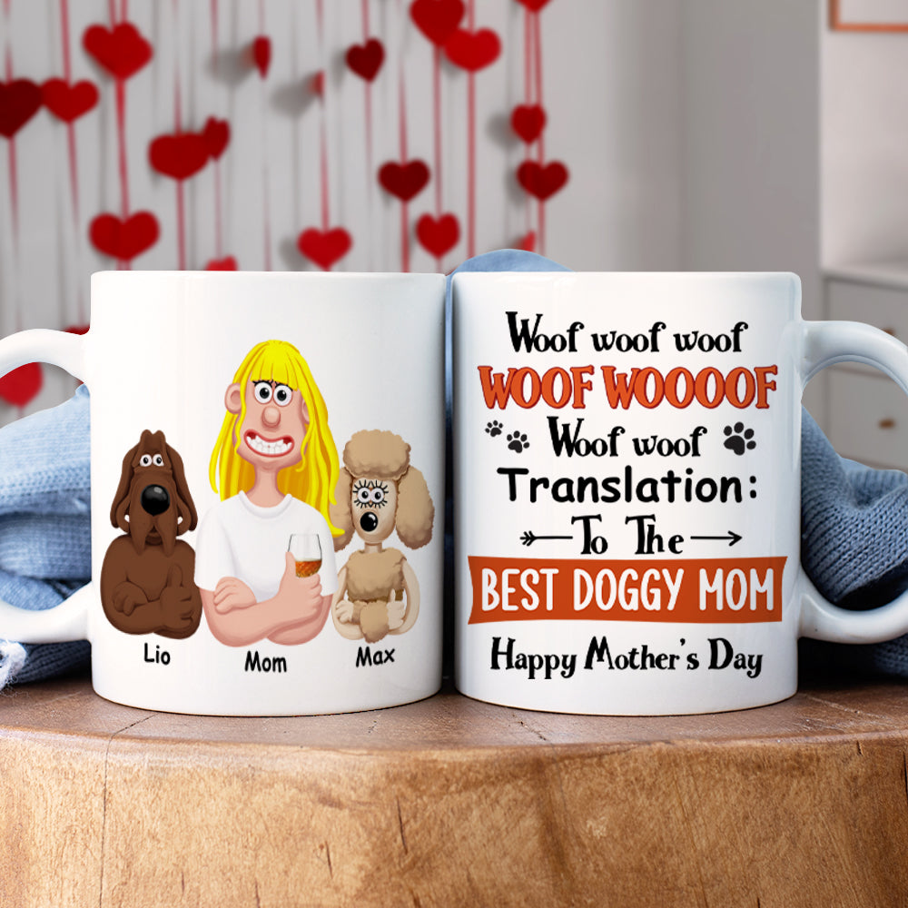 Personalized Gifts For Dog Mom Coffee Mug 01ohtn070325pa Best Doggy Mom