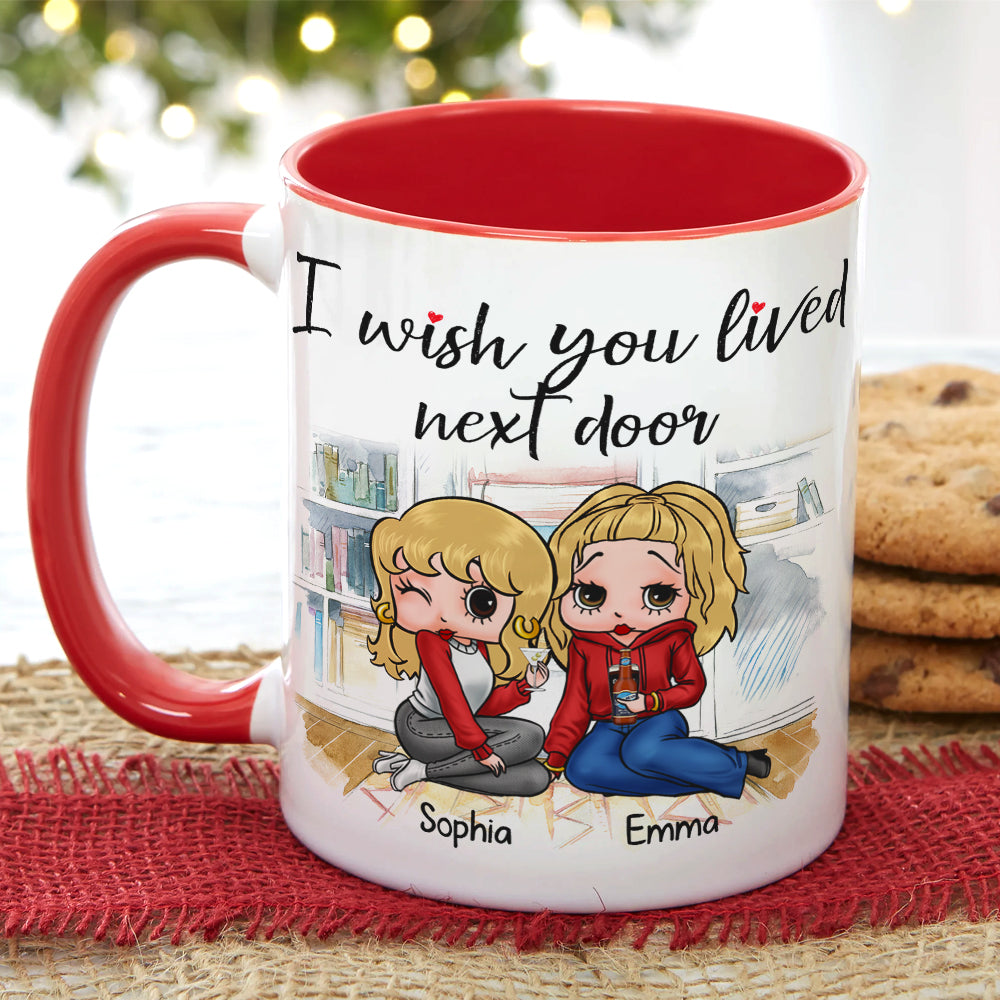 Personalized Gifts For Besties Coffee Mug, Long Distance Friendship 03nadc230724hh