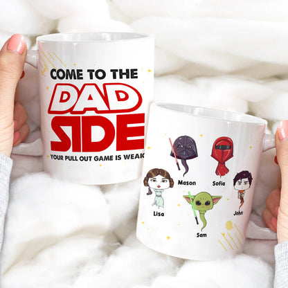 Personalized Gifts For Dad Coffee Mug Come To The Dad Side 01QHMH010324HA