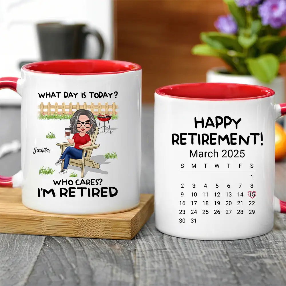 Personalized Retirement Mug - Custom White/Ceramic Coffee Cup