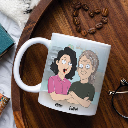 Personalized Mother's Day Mug Thanks For Wiping My Ass and Stuff
