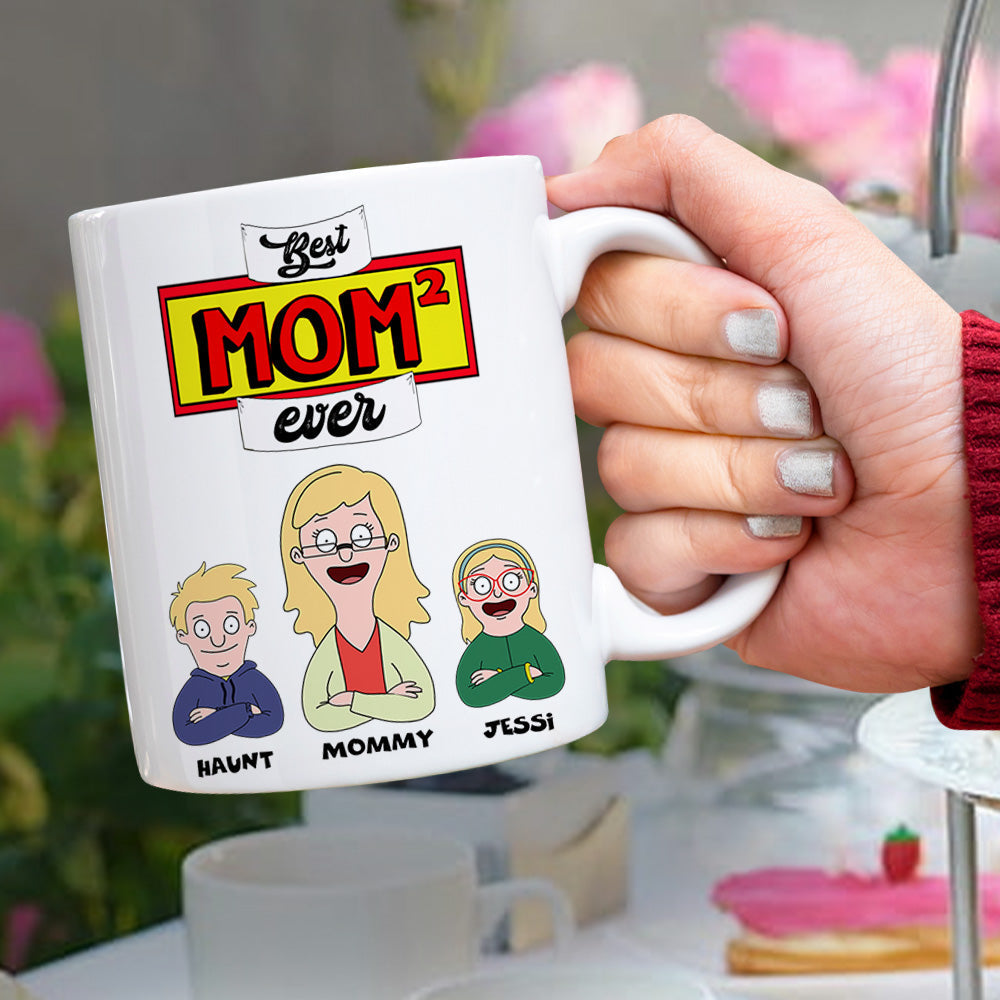 Personalized Gifts For Mom Coffee Mug Best Mom Ever 04TOLU250225HG