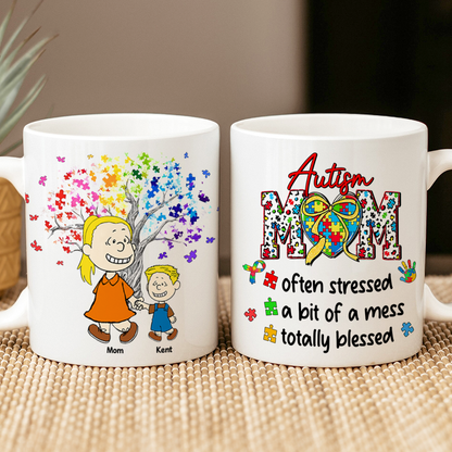 Personalized Gifts For Autism Mom Coffee Mug 04xqpu240225hh
