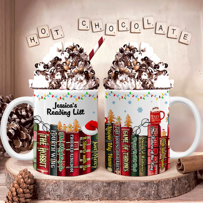 Personalized Gifts For Book Lover Christmas Coffee Mug 03HUPU221124