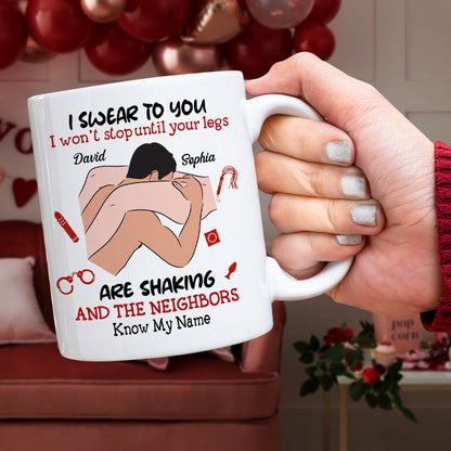 Personalized Gift For Couple Mug I Swear To You