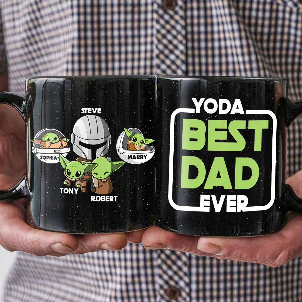 Best Family Dad Gift 06OHPO180423 Personalized Black Mug