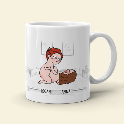 I Like You How I Like My Coffee Hot And Inside Me, Personalized Couple Mug - Gift For Couple