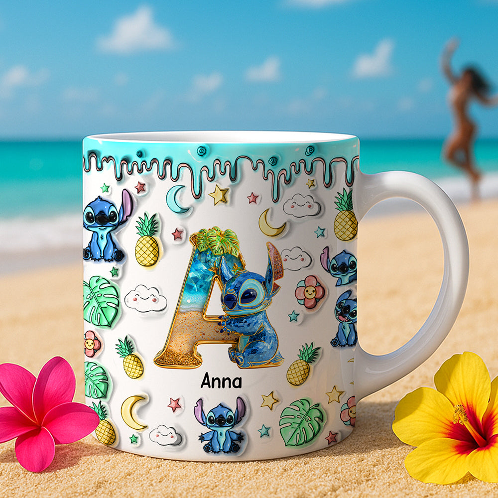 Custom Alphabet Letter Coffee Mug - Personalized Gifts for Cute Monsters 01tgqn110625