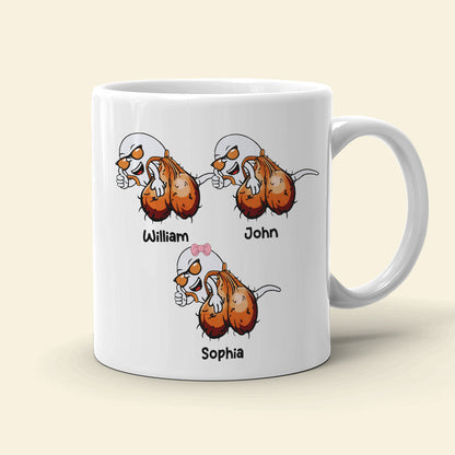 Seems Like Just Yesterday We Were Chillin' In Your Balls, Personalized Mug, Gift For Dad, Father's Day Gift
