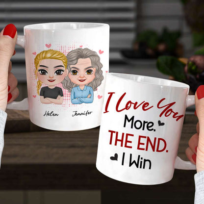 I Love You More, Personalized Mug, Gift For Mother's Day