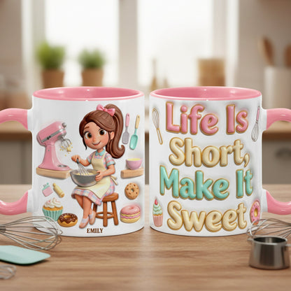 Baking Girl Coffee Mug - Personalized Gifts For Baking Lovers 01pgqn260126